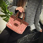 Celine vintage pink macadam tote bag TWS