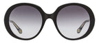 Chloe Esther Oval Sunglasses CH0007S 005 Black/Clear 54mm