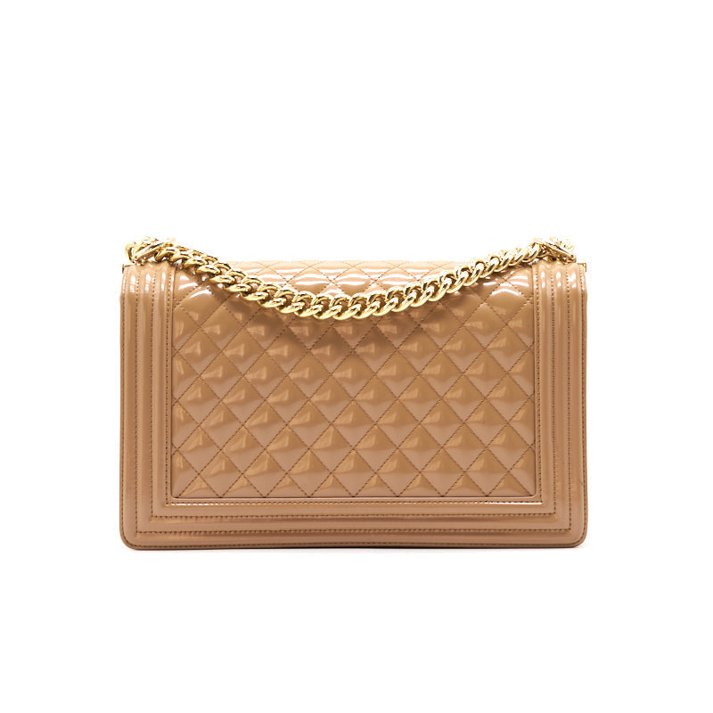 Chanel Leboy New Medium Beige GHW