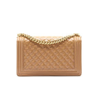 Chanel Leboy New Medium Beige GHW