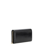 Chloe Alphabet Chain Wallet Women Brown Clutch Bags