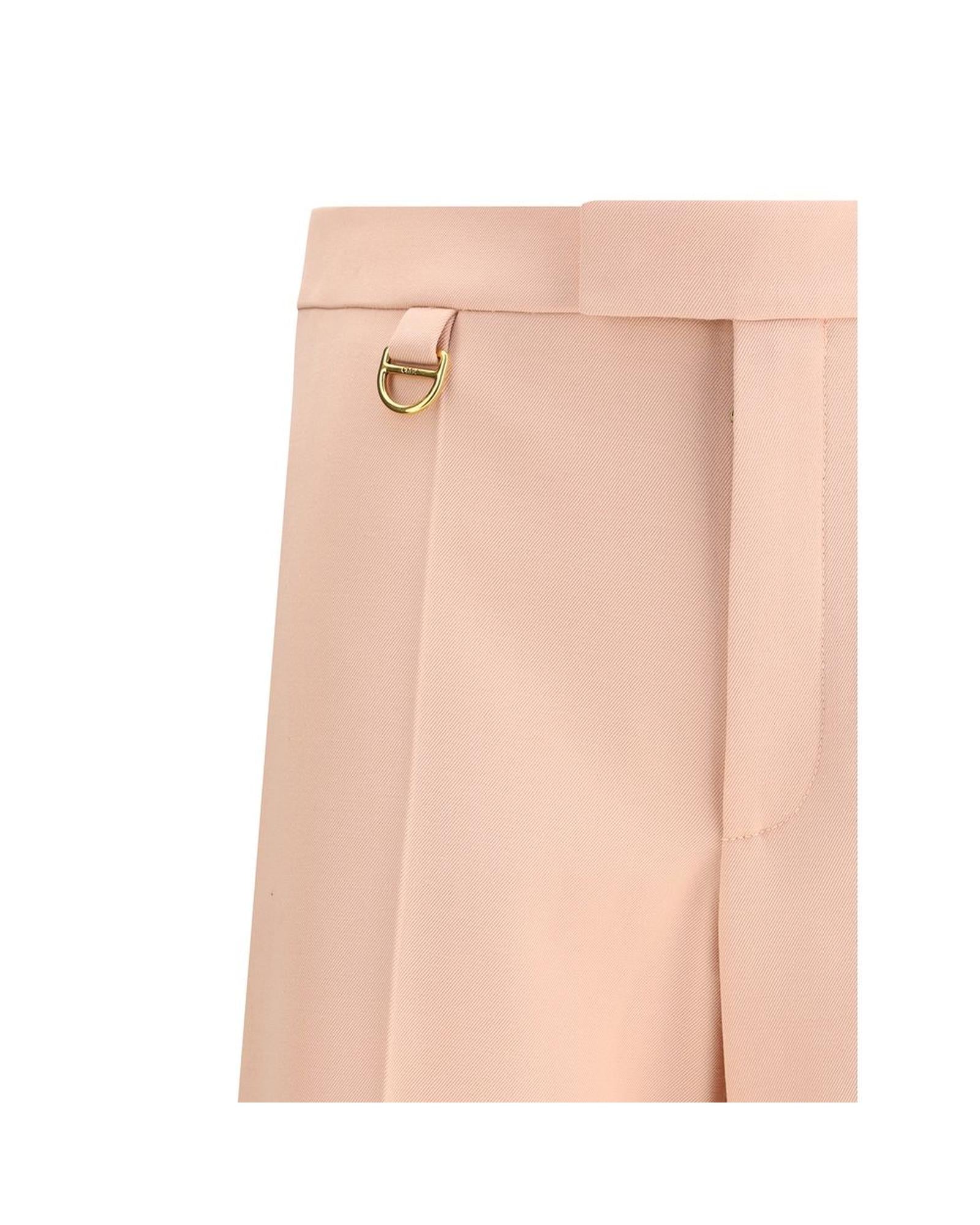 Chloe Wide Leg Wool Trousers Women Multicolor Pants
