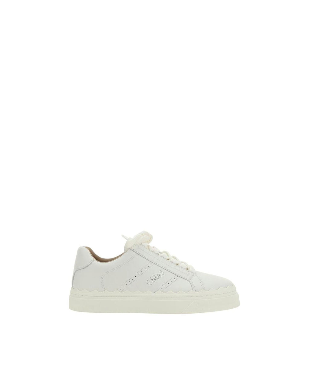 Chloe Lauren Sneakers White Leather Women