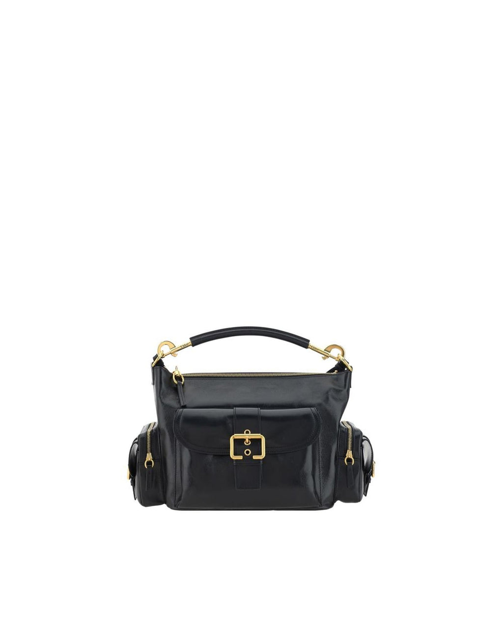 Chloe Woody Medium Shoulder Bag Women Black Handbags