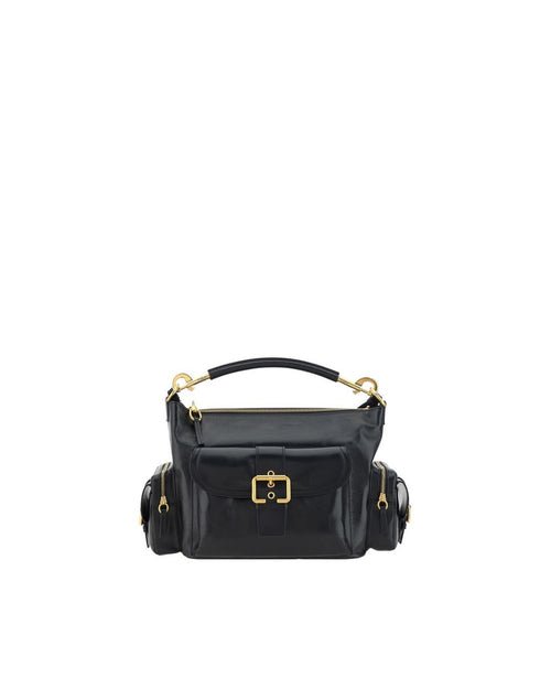 Chloe Woody Medium Shoulder Bag Women Black Handbags