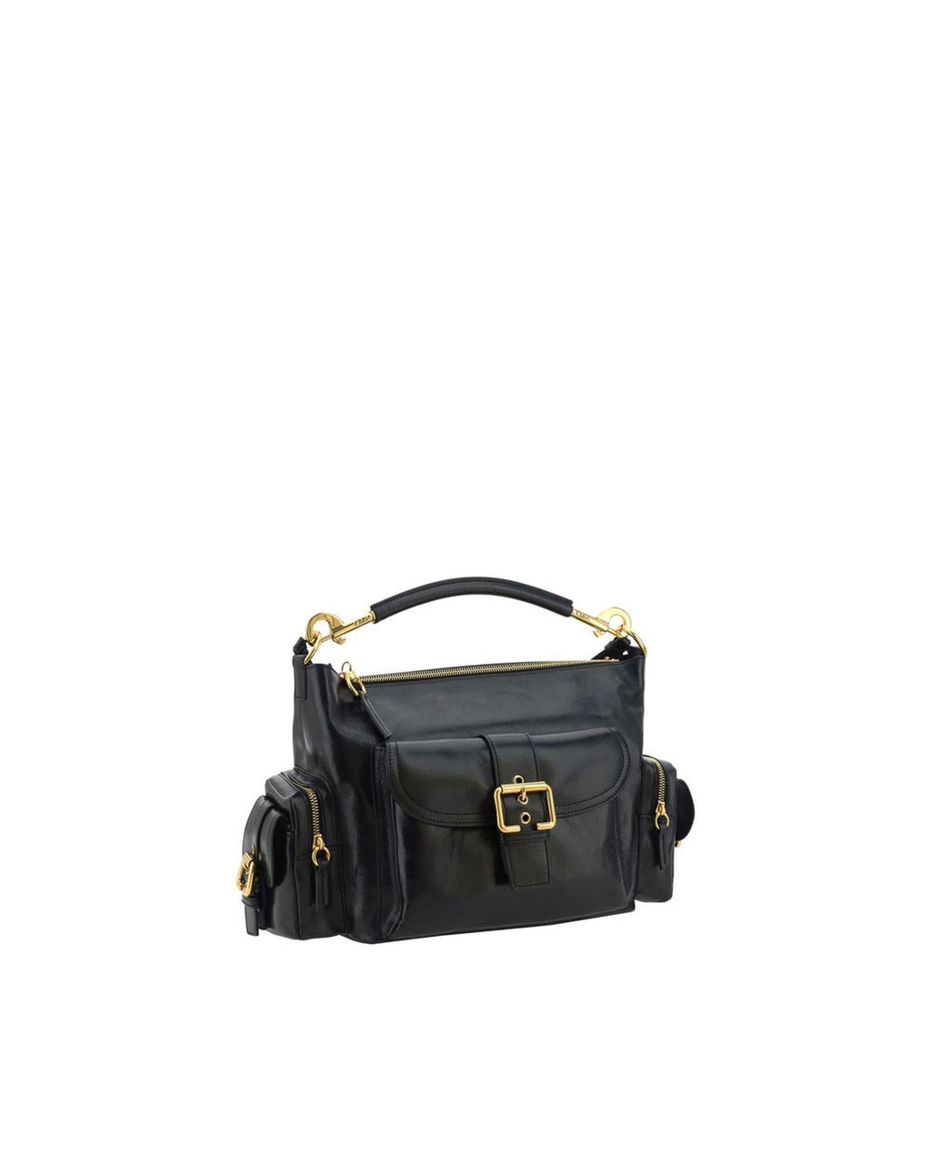 Chloe Woody Medium Shoulder Bag Women Black Handbags
