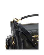 Chloe Woody Medium Shoulder Bag Women Black Handbags