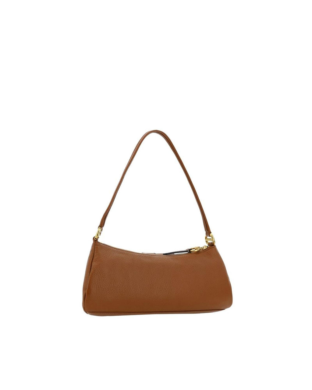 Chloe Edith Leather Shoulder Bag Padlock Detail Women Brown