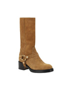 Chloe Betty Suede Mid-Calf Boots Women Brown