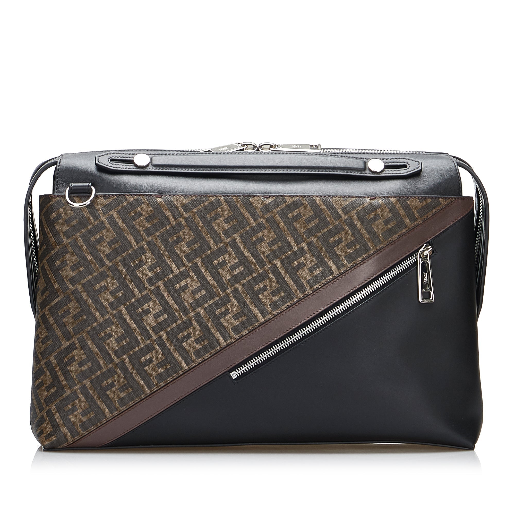 Fendi By the Way Briefcase Zucca Canvas