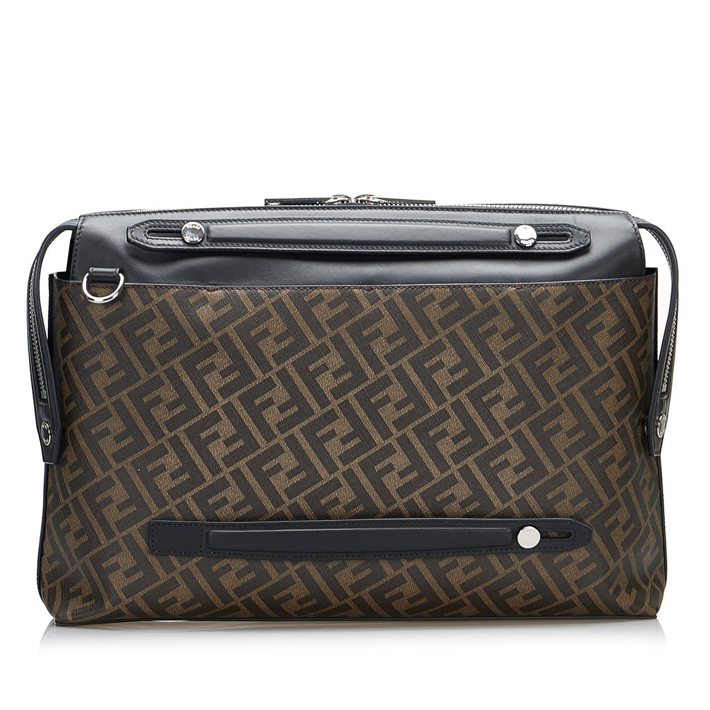 Fendi By the Way Briefcase Zucca Canvas