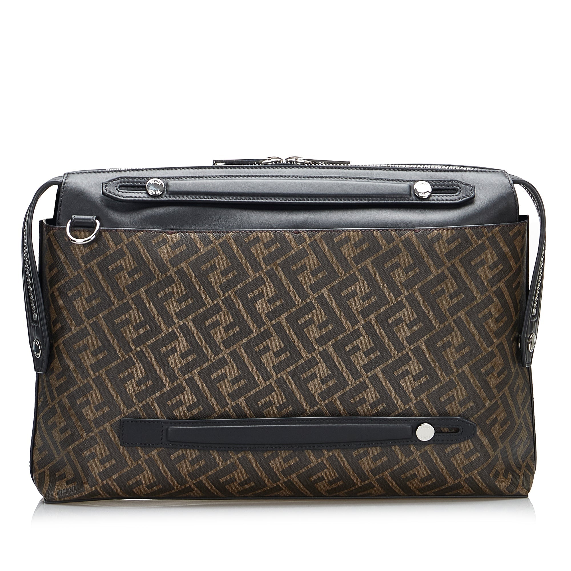 Fendi By the Way Briefcase Zucca Canvas