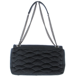CHANEL - Navy Denim Shoulder Bag