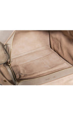 Celine - Beige & Black Large Trapeze Tote Bag