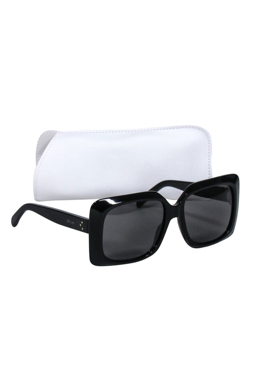Celine - Black Large Square Sunglasses