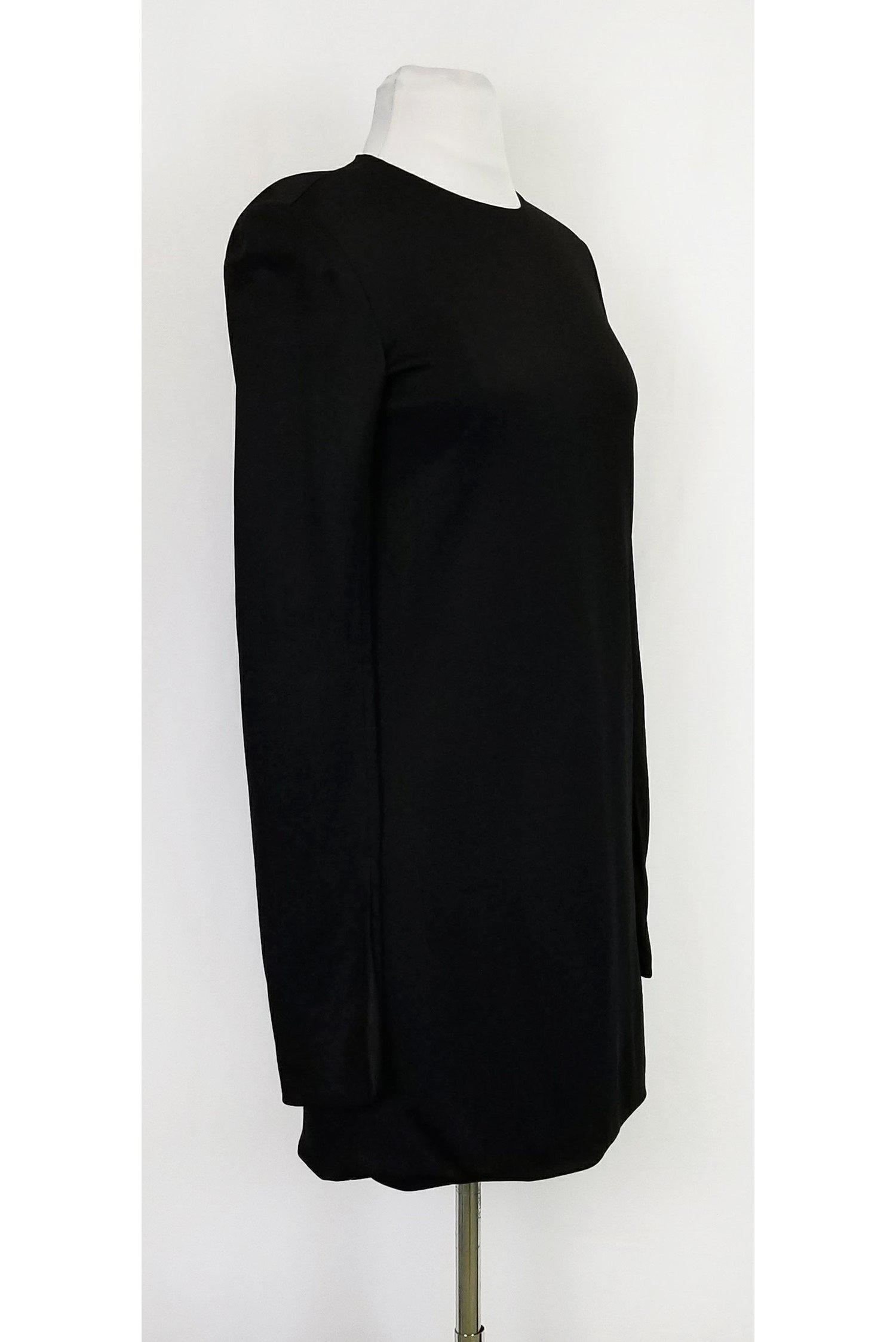 Celine - Black Long Sleeve Shift Dress Sz 4