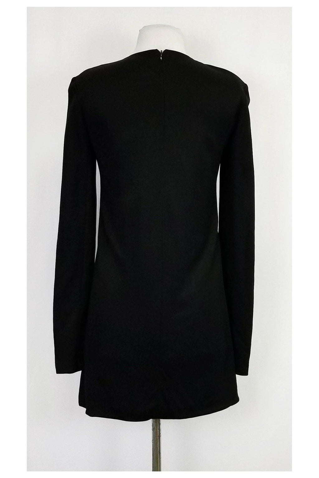 Celine - Black Long Sleeve Shift Dress Sz 4