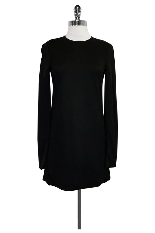 Celine - Black Long Sleeve Shift Dress Sz 4