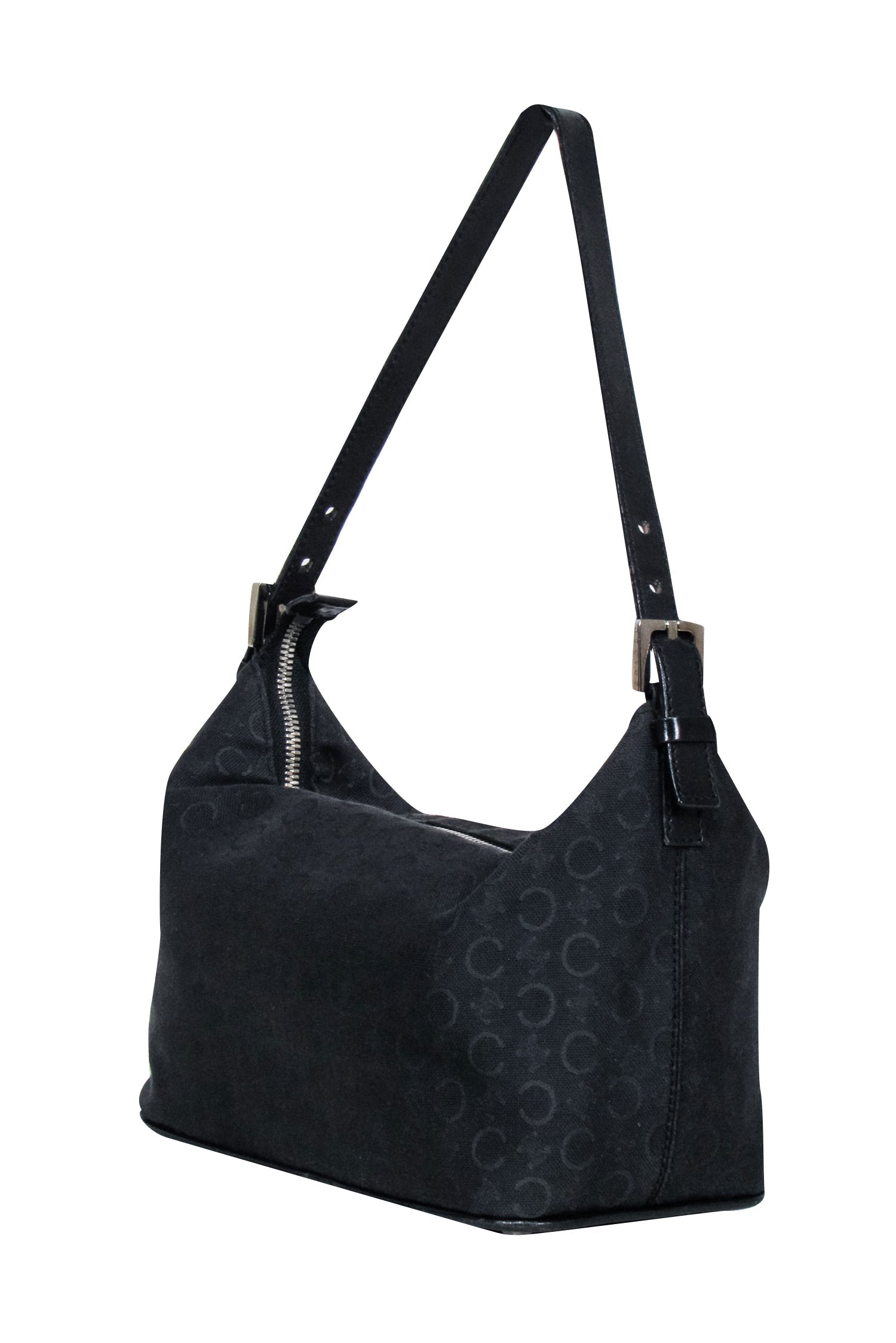 Celine - Black Monogram "C" Shoulder Bag