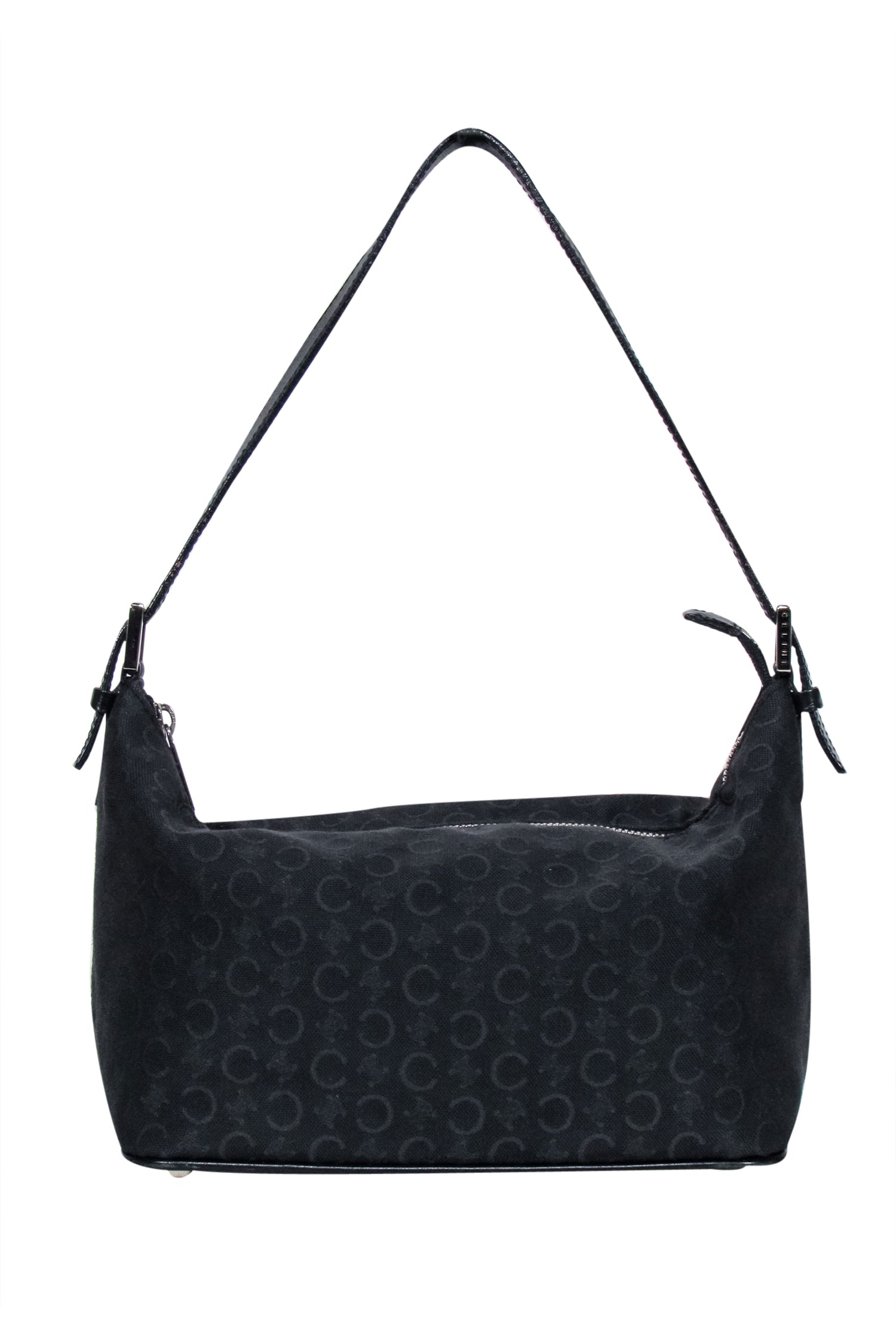 Celine - Black Monogram "C" Shoulder Bag