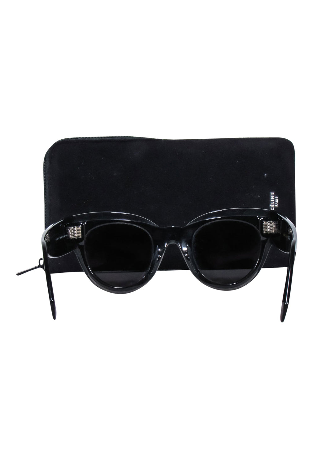 Celine - Black Rounded Cat-Eye Sunglasses