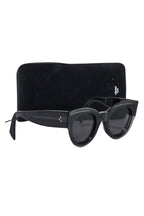 Celine - Black Rounded Cat-Eye Sunglasses