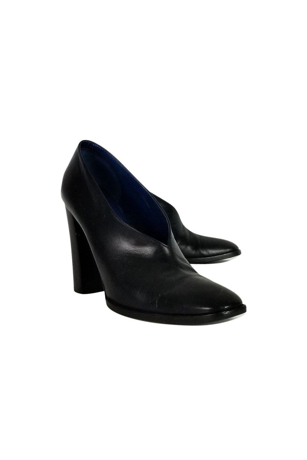 Celine - Black Slip On Heels Sz 9