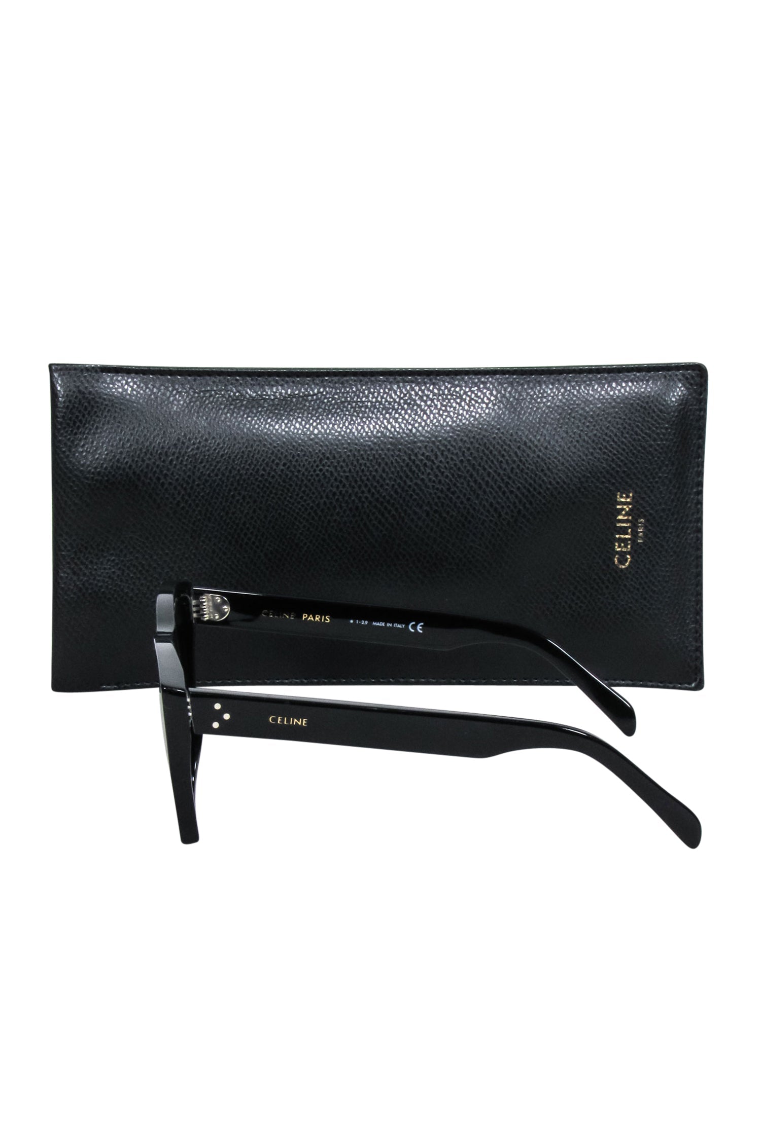 Celine - Black Square Cat Eye Sunglasses