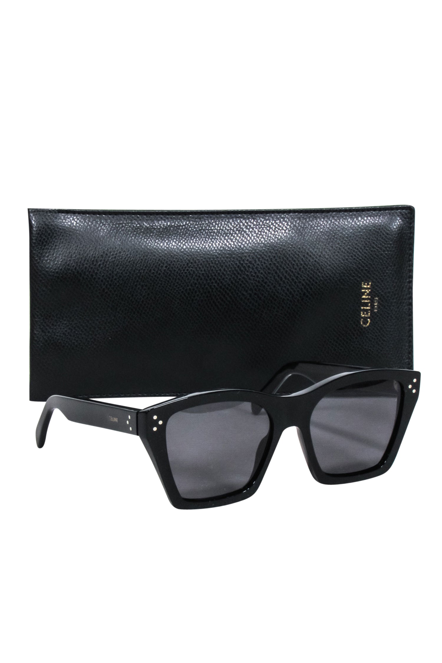 Celine - Black Square Cat Eye Sunglasses