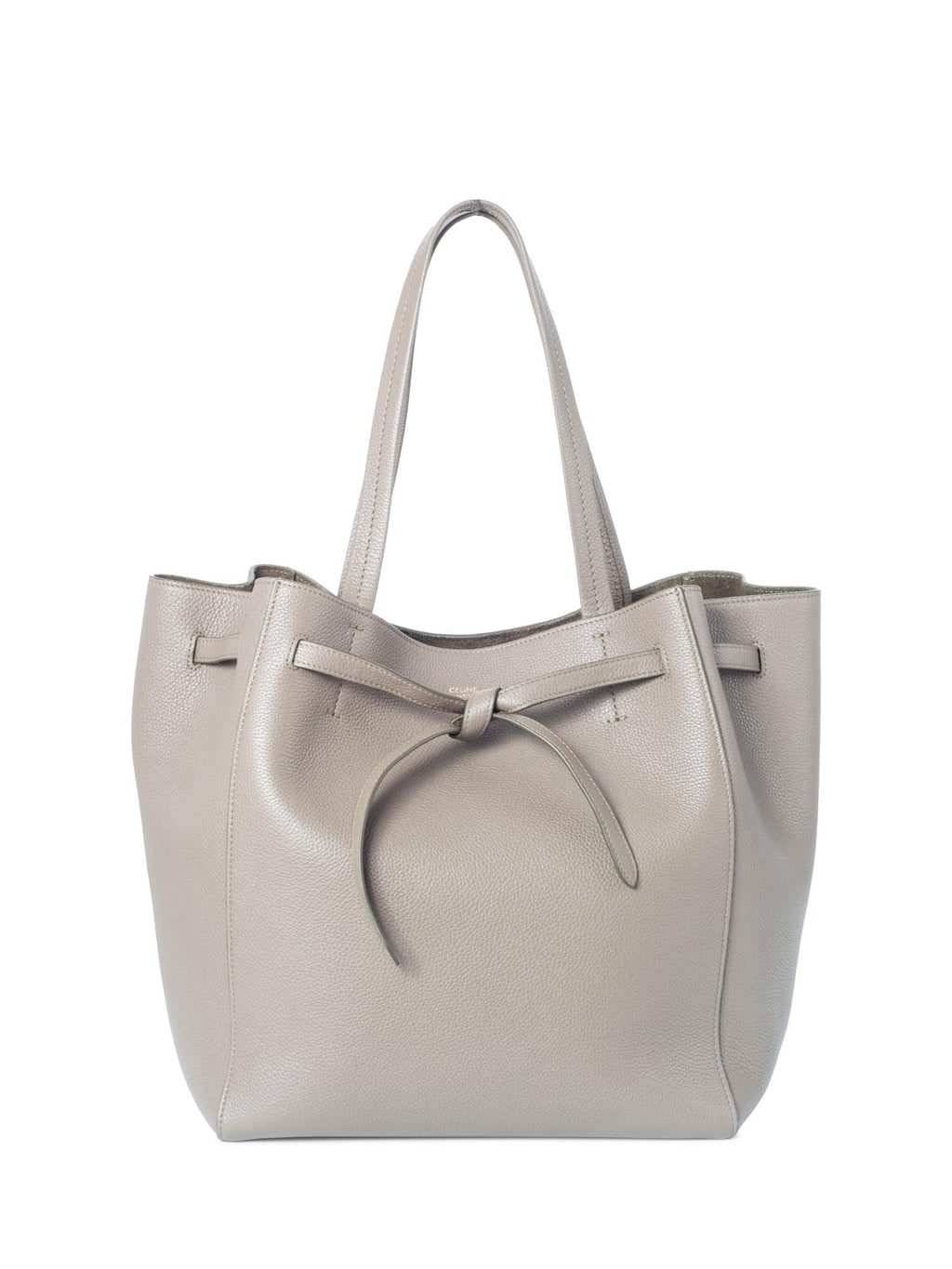 Celine Calfskin Small Cabas Phantom Bag Taupe