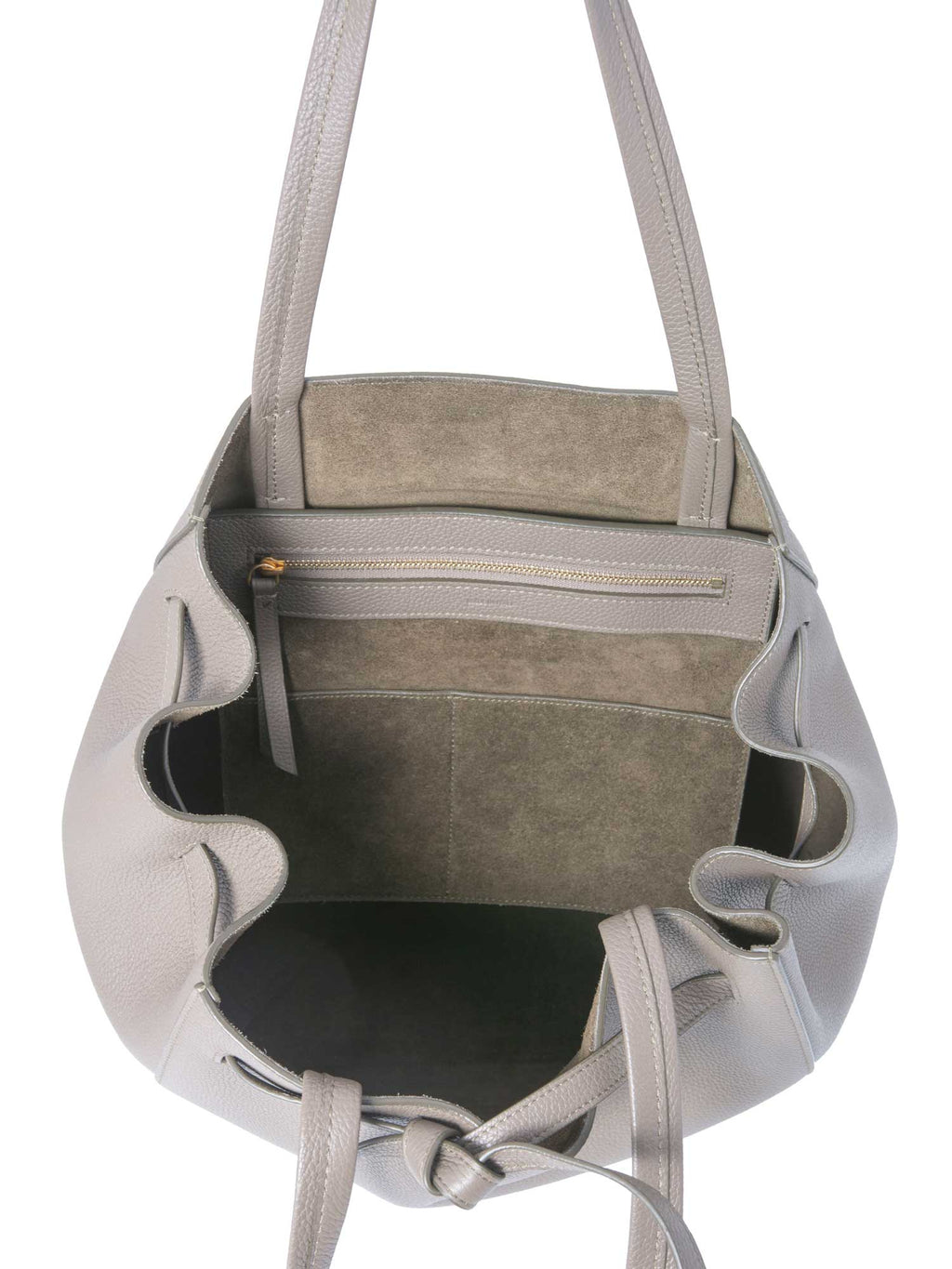 Celine Calfskin Small Cabas Phantom Bag Taupe