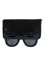 Celine - Large Black Wayfarer Sunglasses