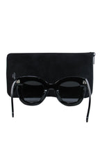 Celine - Large Black Wayfarer Sunglasses