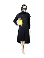 Celine Vintage Leather Top Handle Mini Bag Yellow