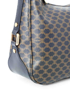 Celine Vintage Monogram Macadam Hobo Bag Brown
