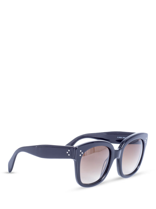 Celine Wayfarer Gradient Lenses Sunglasses Black Grey