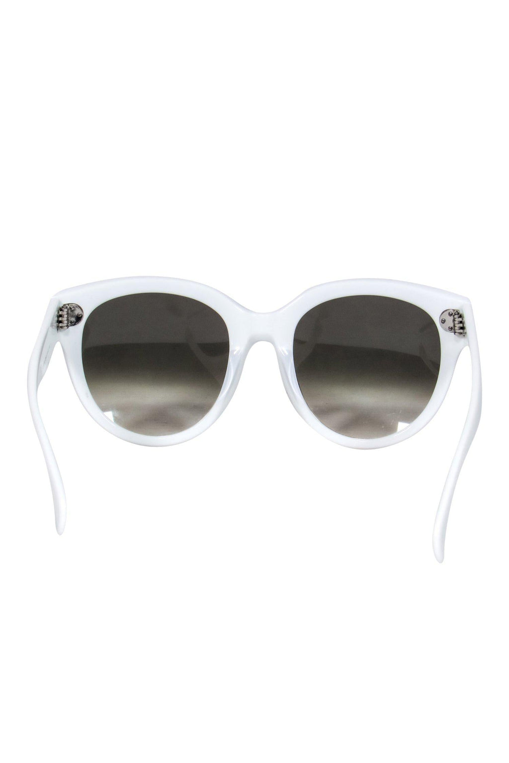 Celine - White Round Sunglasses