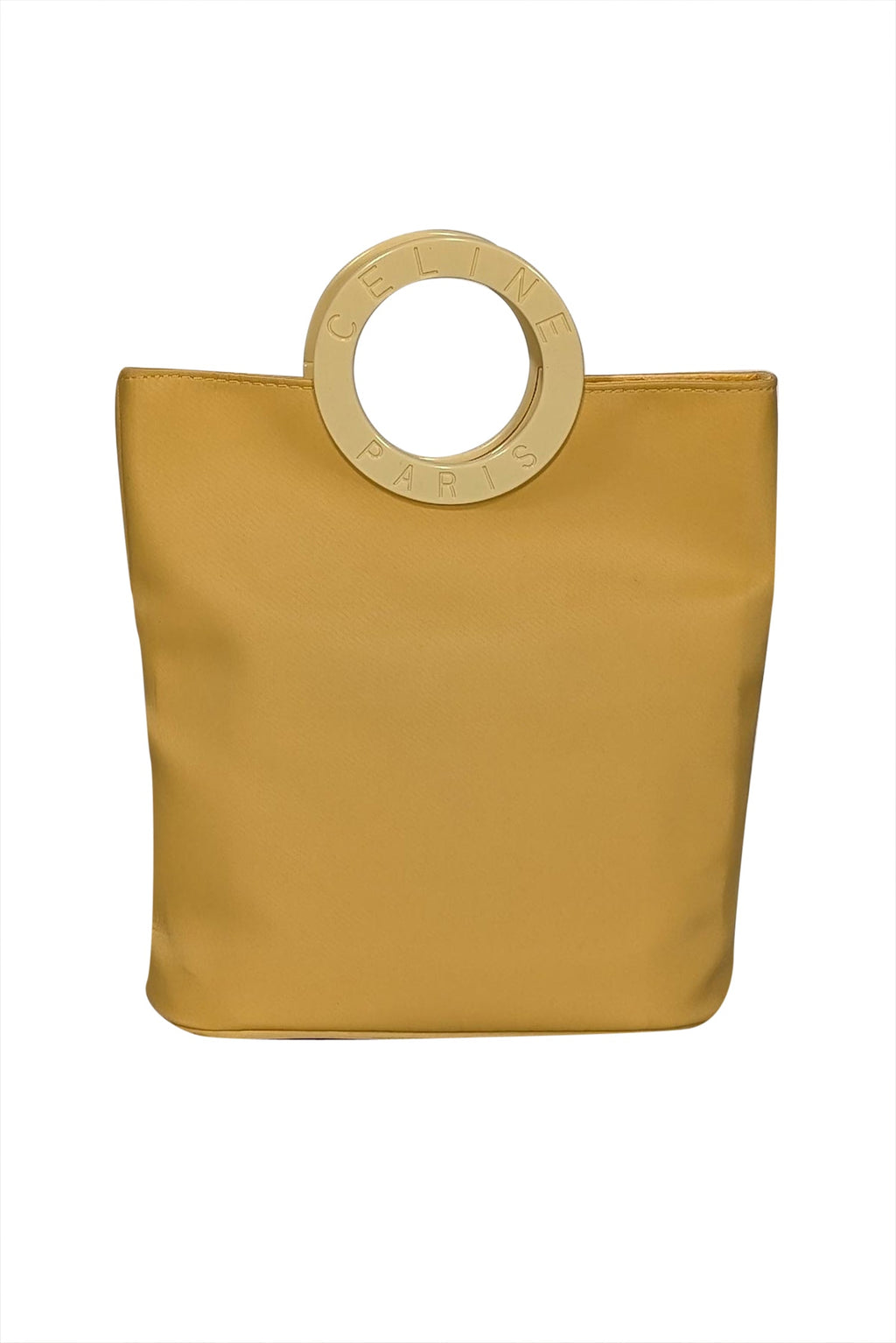 Celine - Yellow "O" Ring Handle Mini Bag