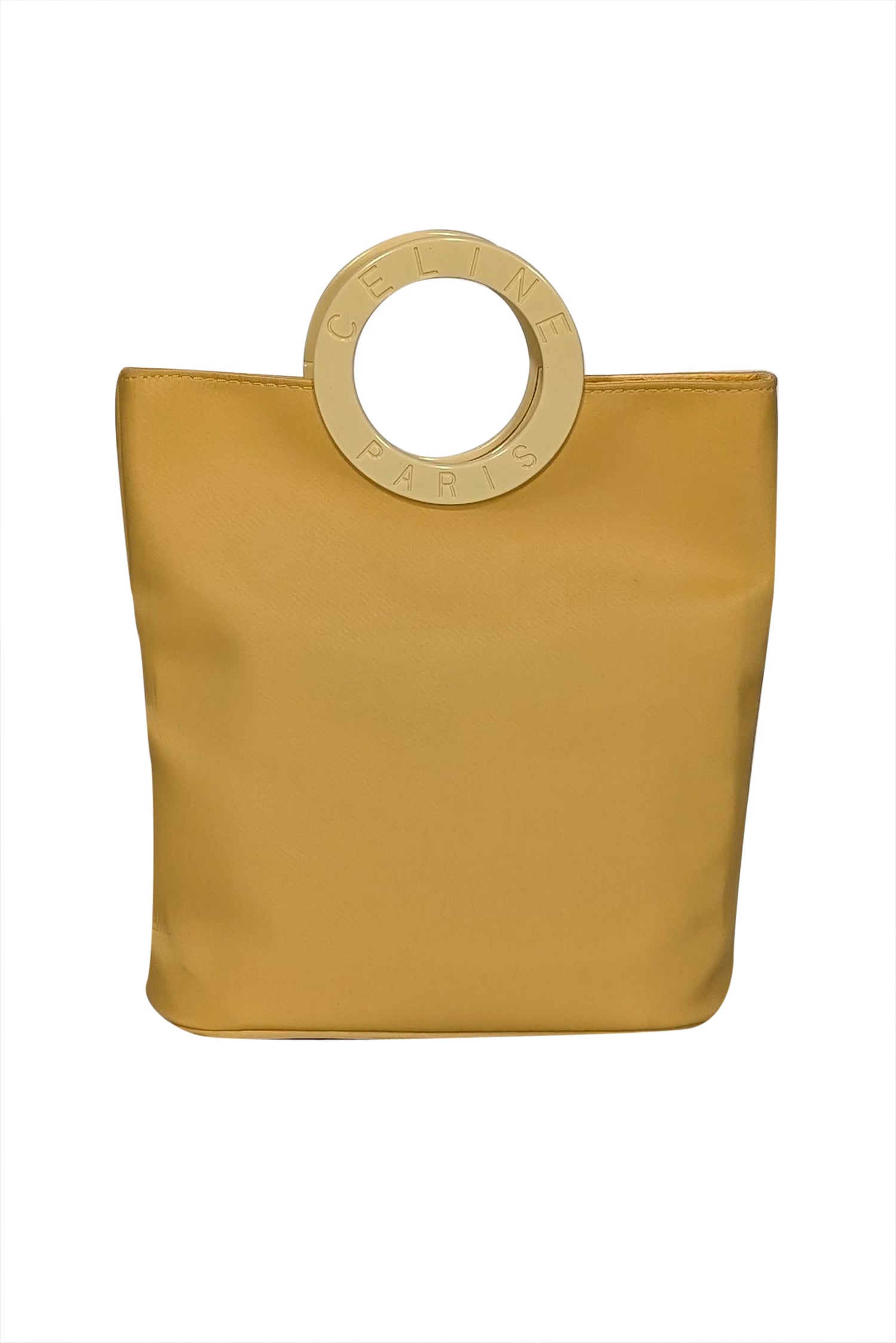 Celine - Yellow "O" Ring Handle Mini Bag