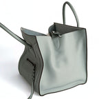 CELINE Celine Celine Luggage handbag in powder blue leather