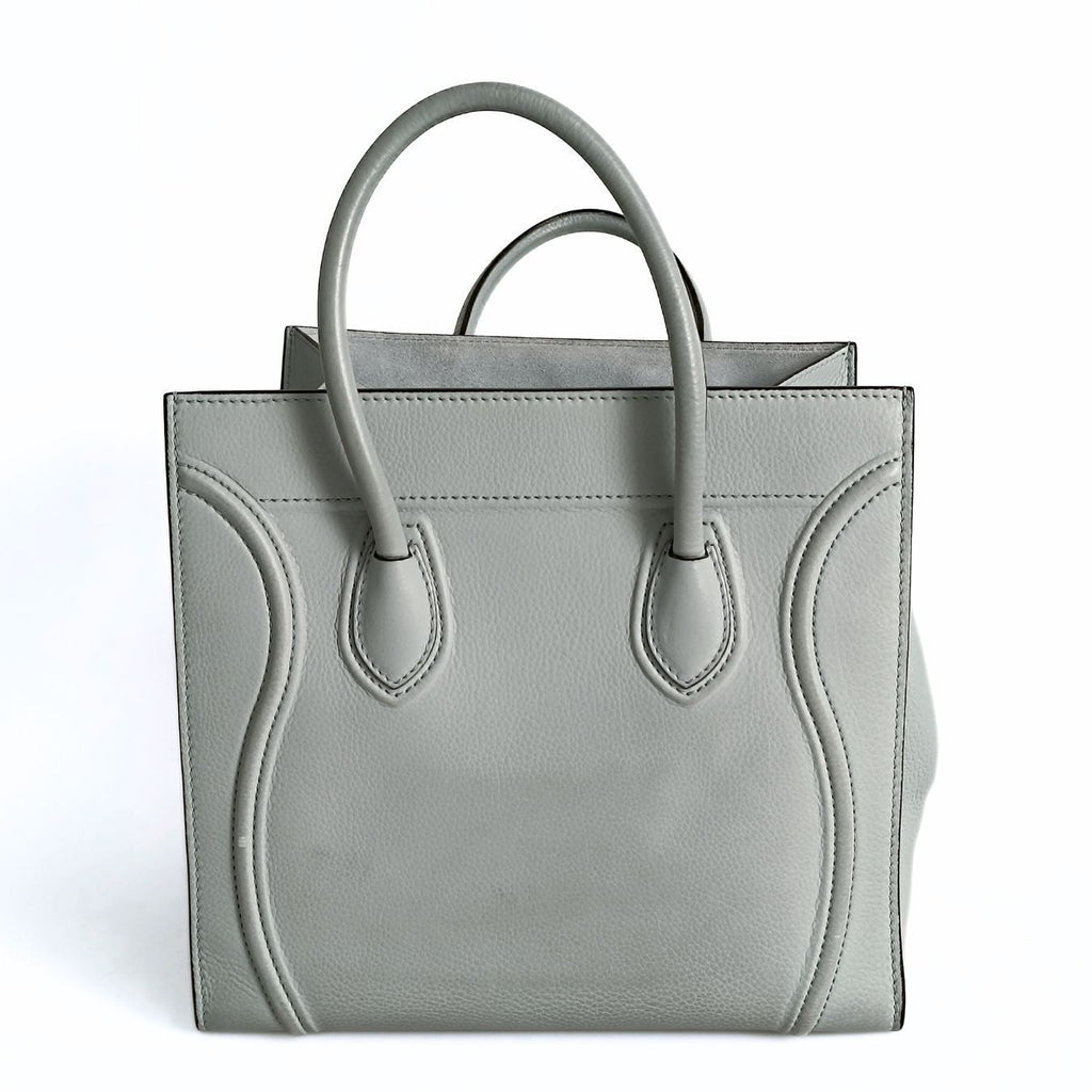 CELINE Celine Celine Luggage handbag in powder blue leather
