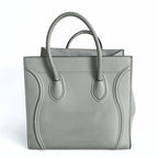 CELINE Celine Celine Luggage handbag in powder blue leather