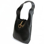CELINE Celine Celine vintage black leather shoulder bag