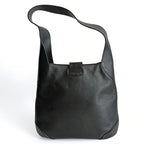 CELINE Celine Celine vintage black leather shoulder bag