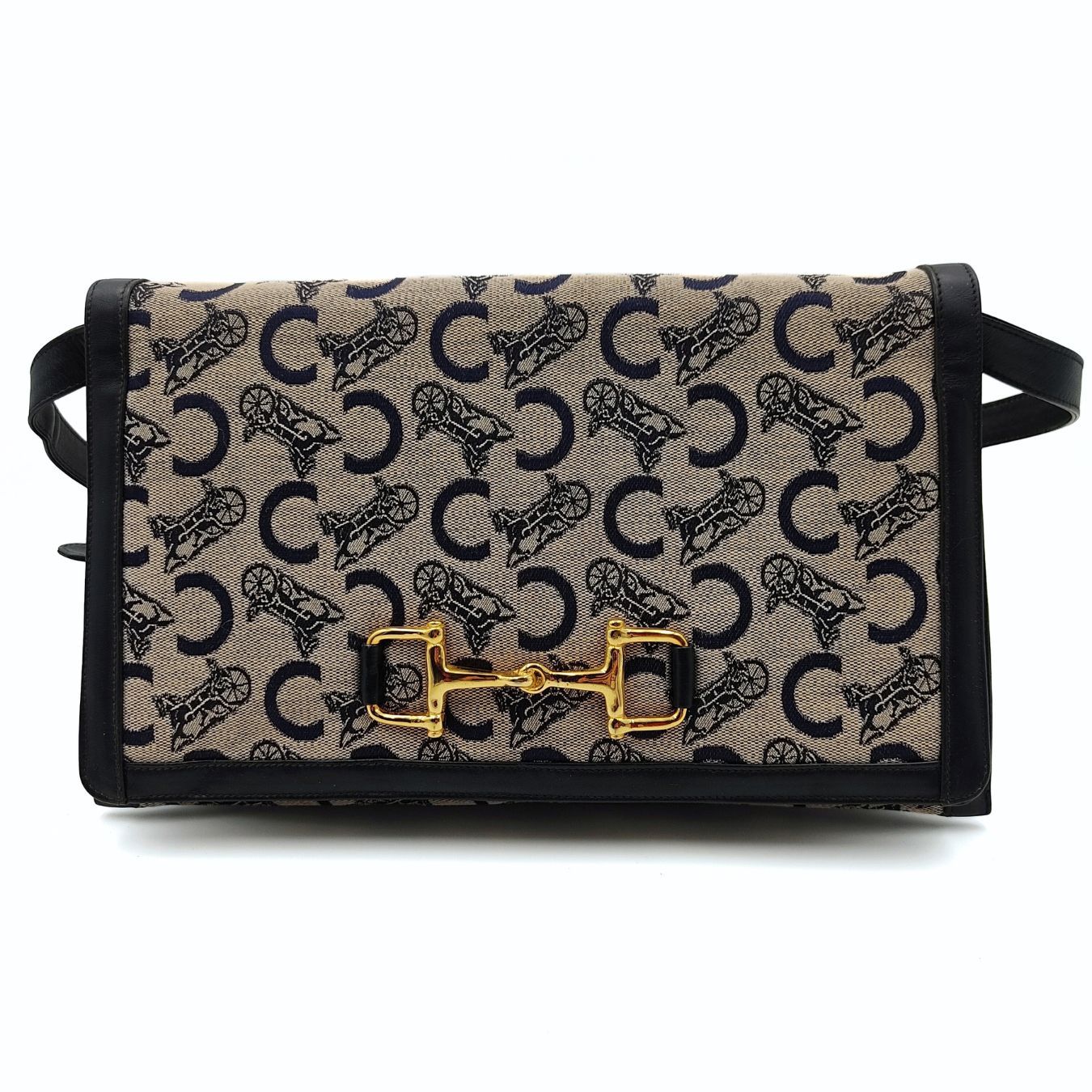 CELINE Celine Celine vintage baguette baguette Macadam clamp