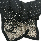 Chanel Bubbles Geometric Print Silk Scarf