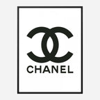 CHANEL Calfskin Logo Platform Sandals