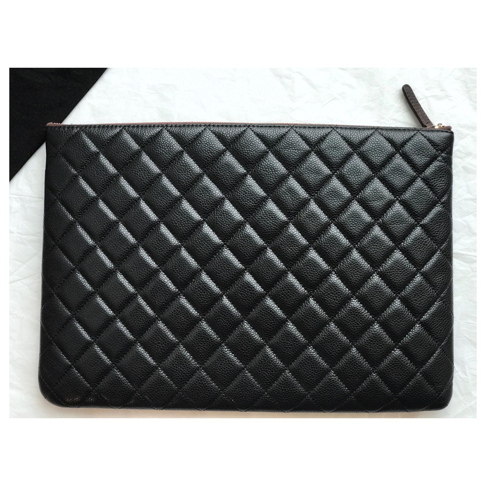 Chanel Large Caviar O Case