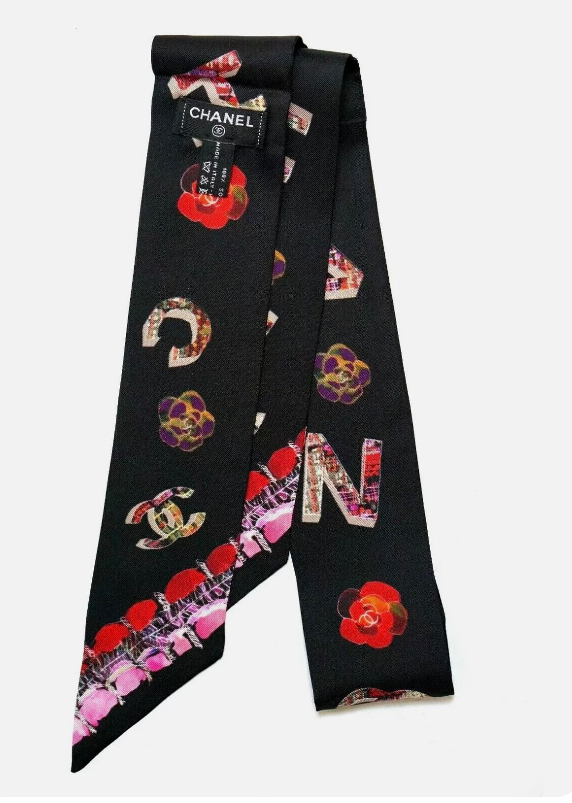 Chanel Twilly Slim Bandeau Scarf