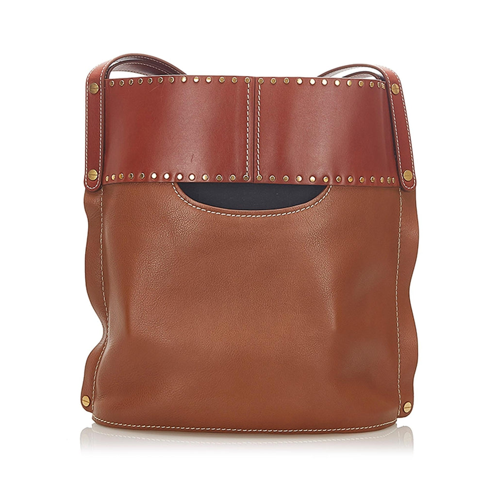 Chloe Aby Leather Bucket Bag (SHG-22307)